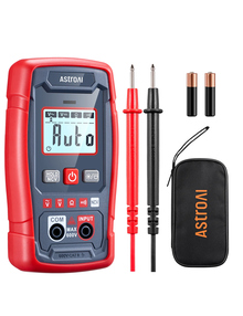 AstroAI Electrician Tester 4000 Counts, Professional Digital Multimeter, Automatic Range Multimeter, Voltmeter, Quickly and Accurately Measure AC/DC Voltage Resistance and Continuity