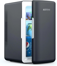 AstroAI ミニ冷蔵庫 6L 小型 冷蔵庫 保温 冷温庫 バージョン2.0 化粧品 省エネ AC/DC給電 保温 保冷 家庭 車載2電源式 ポータブル コンパクト355ml*8本 日本語説明書付き