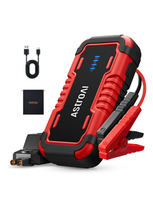 AstroAI P8 Arrancador de Baterias de Coche 8000A, 12V Arrancador de Coches Portatil (para 8.0L Disésel o 10.0L Gas), Naranja