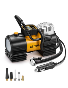 AstroAI Portable Air Compressor 150 PSI 12V DC Car Tire Inflator Digital LCD Screen LED Light and Gauge for Car, Bicycle, Motorcycle, Etc