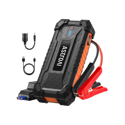 AstroAI ジャンプスターター 24000mAh 大容量 ポータブル 4000Aピーク