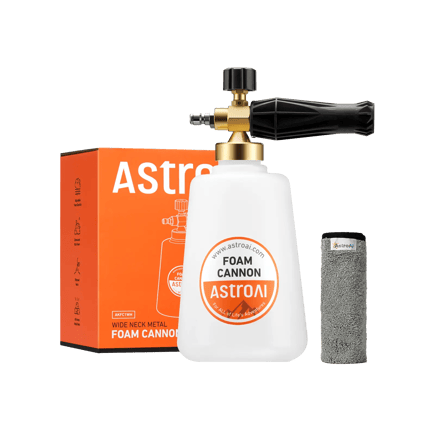 AstroAI Metal Neck Foam Cannon, 1.5L Bottle 1/4