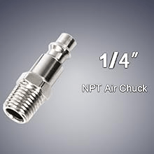 AstroAI 100 PSI Tire Inflator with Pressure Gauge, 100 PSI-ANSI B40.1 Accurate, Large 2.5" Easy Read Glow Dial and Compressor Accessories