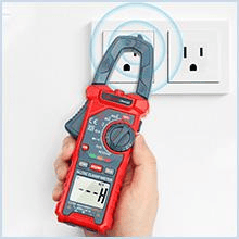 AstroAI CM4K0R Digital Clamp Meter 4000 Counts, Measuring AC/DC Voltage, Amp, Resistance, Capacitance, Frequency, Continuity, Live Wire Test, etc.