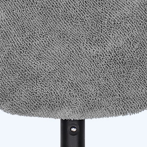 AstroAI Scheibenreiniger auto, Autoscheiben Innenreiniger für Windschutzscheibe mit ausziehbarem Griff und 3 Mikrofaserpads, Grau