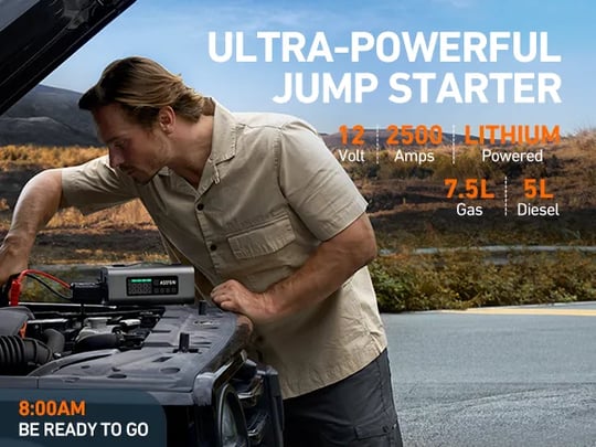 2024 Portable Jump Starter with Air Compressor | AstroAI​