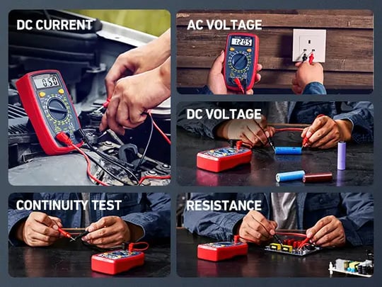 AstroAI Digital Clamp Meter & Multimeter Set - 2000 Counts Electrical Testers