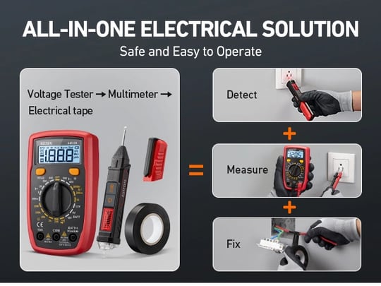 AstroAI ETK1 Electrical Test Kit | Digital Multimeter & NCV Tester