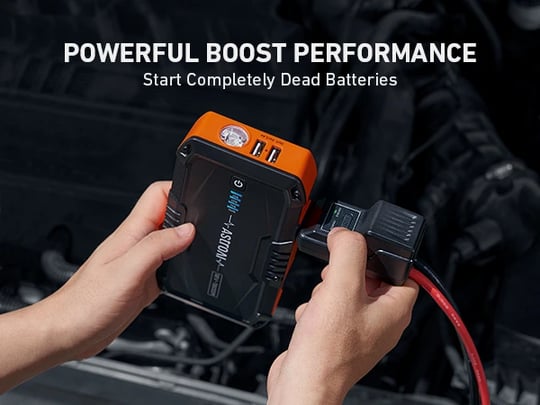 AstroAI S8 Jump Starter Gray Battery Pack 1500A 12V, Portable Jump