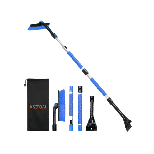 47.3" Ice Scrapers For Car Windshield, 2 In 1 Ice Scraper And Snow