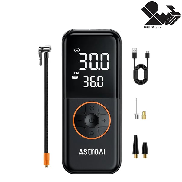 AstroAI L4 compact cordless portable tire inflator