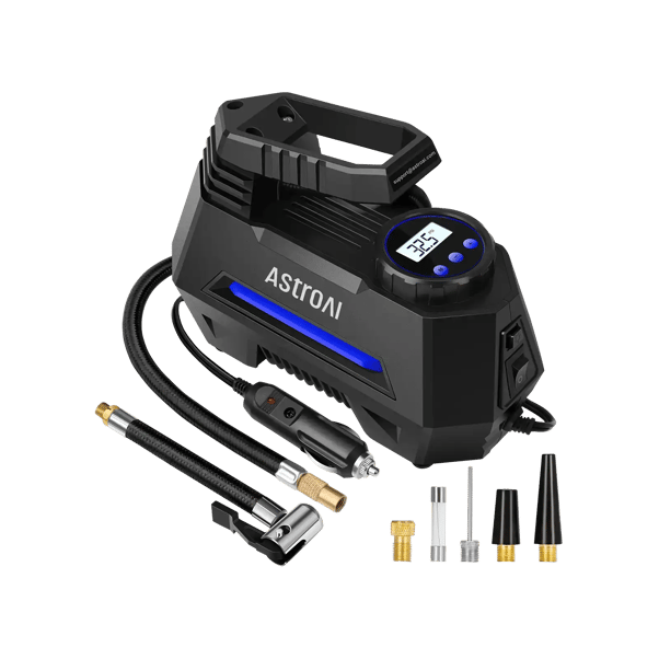 AstroAI Portable Air Compressor 12V DC 100PSI (Blue)