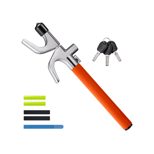 AstroAI Lenkradkralle, Lenkradschloss für Auto, Wegfahrsperre Auto, Einstellbare Diebstahlsicherung mit 3 Schlüsseln für Autos/SUV/LKW Universal