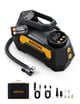 AstroAI H2 Pro Tire Inflator Portable Air Compressor Fully Upgraded Cordless Tire Inflator with DC 12V & Battery Dual Power Supplies Fast Inflation Air Pump for Car Tires Motorcycles Yellow