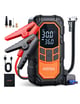 AstroAI S8 Air Nano Jump Starter with Air Compressor, 1500A Peak Car Battery Jump Starter Portable (6.0 Gas/3.0L Diesel) with 150PSI Auto-Shutoff Tire Inflator, 12V Battery Charger Booster(Orange)