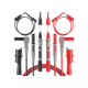 AstroAI 8Pcs Multimeter Test Leads Set with Alligator Clips, Plunger Test Mini Hooks and Test Probes 1000V 10A CAT III & CAT IV 600V for Fluke, KAIWEETS, Multimeter, Clamp Meter
