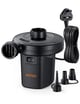 AstroAI Electric Air Pump, 400L/min Quick-Fill Inflator with 3 Nozzles for Airbeds, Pools & Inflatables