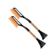 AstroAI 2in1 Auto Reinigungsbürste Eiskratzer 2 Pack (Orange)