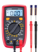 AstroAI Multímetro Digital, Polímetro Profesional, Voltímetro, Tester Electricista, Multimeter para Corriente CC, Voltaje CA/CC, Resistencia, Continuidad y Diodos de Prueba, Negro