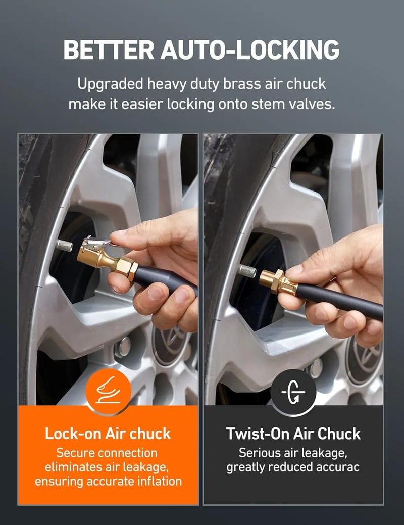 AstroAI Air Chuck Closed Flow, 4Pack