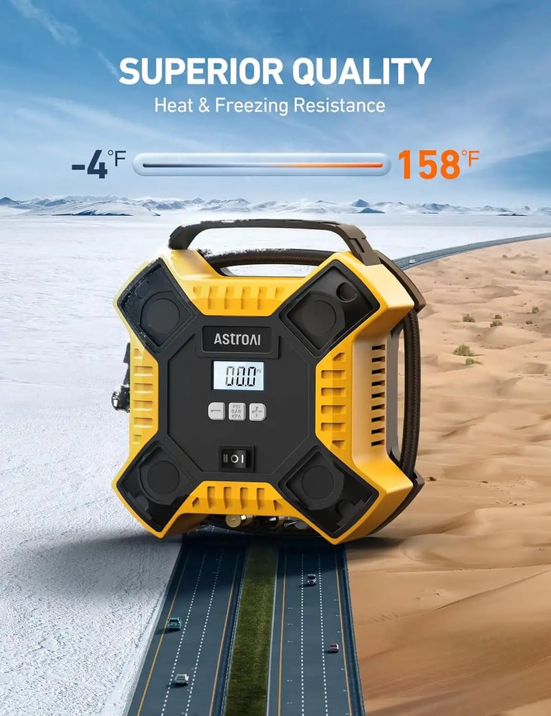 AstroAI 160 PSI Portable Air Compressor, Tyre Inflator