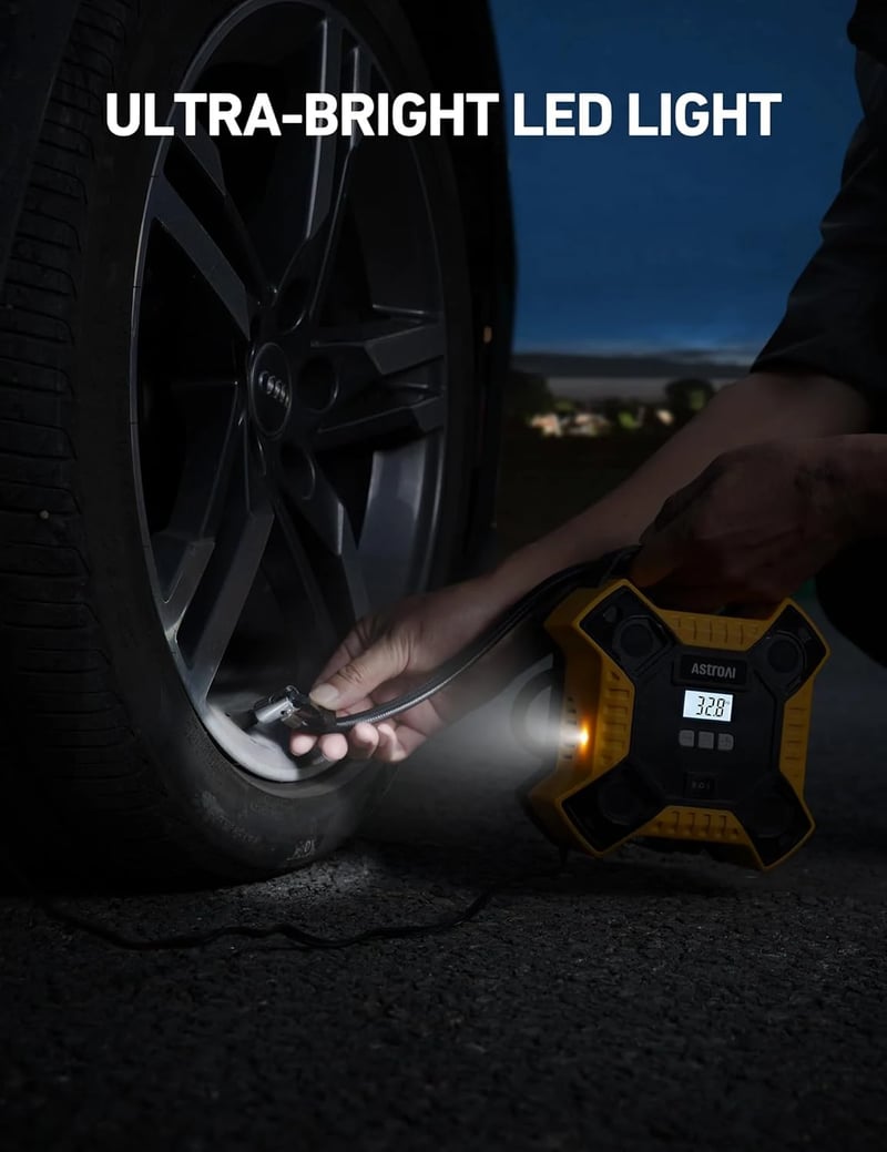 AstroAI 160 PSI Portable Air Compressor, Tyre Inflator