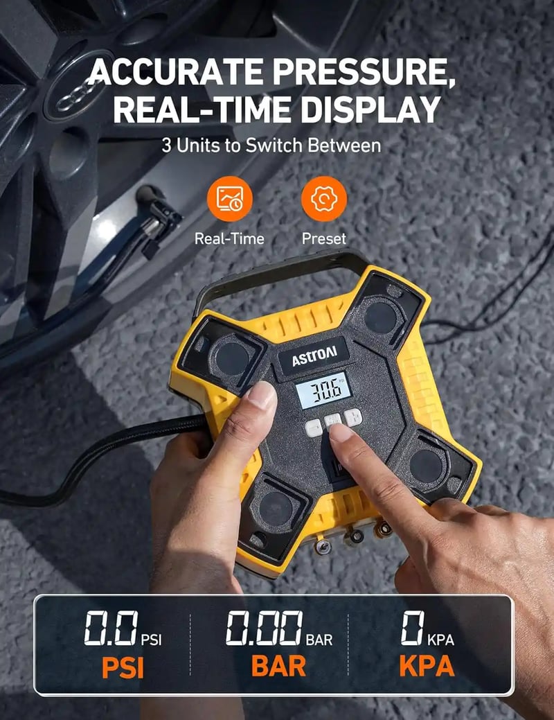 AstroAI 160 PSI Portable Air Compressor, Tyre Inflator