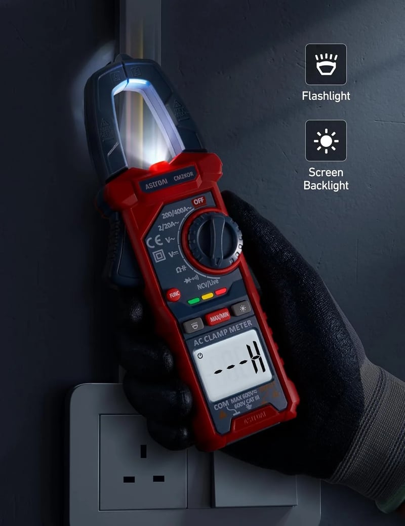 AstroAI 2000 Counts Multimeter, Multi Clamp Meter, Model CM2K0R