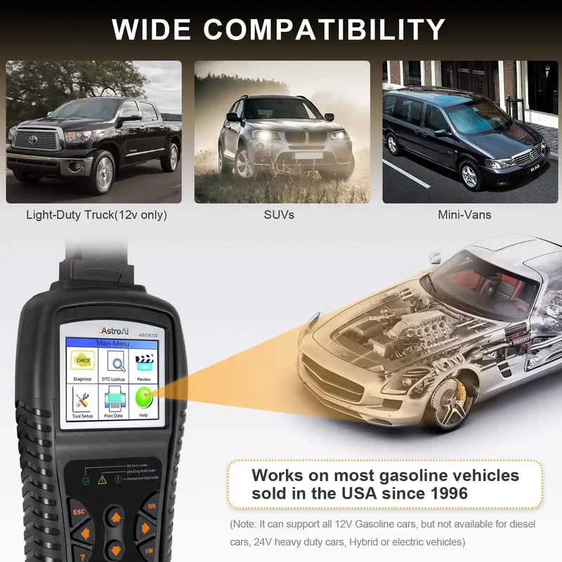 AstroAI Enhanced OBD2 Scanner, OS720