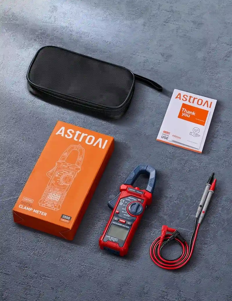 AstroAI 2000 Counts Multimeter, Multi Clamp Meter, Model CM2K0R