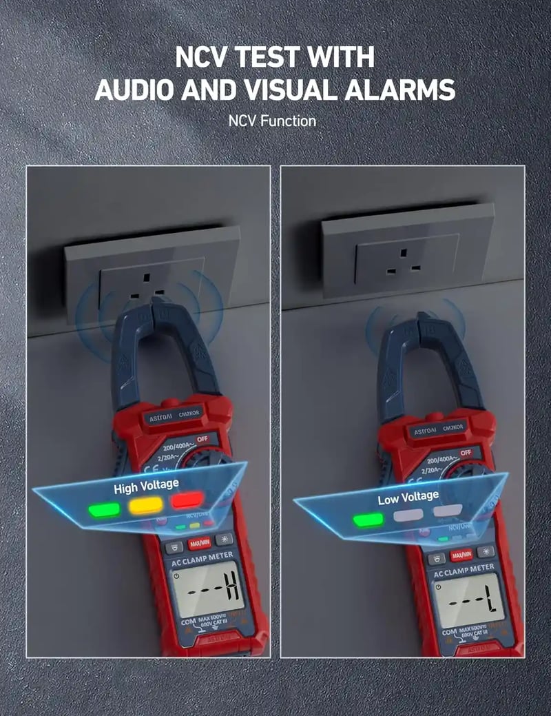 AstroAI 2000 Counts Multimeter, Multi Clamp Meter, Model CM2K0R