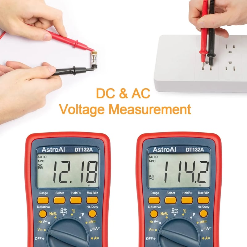 AstroAI 4000 Counts TRMS Digital Multimeter, Model DT132A