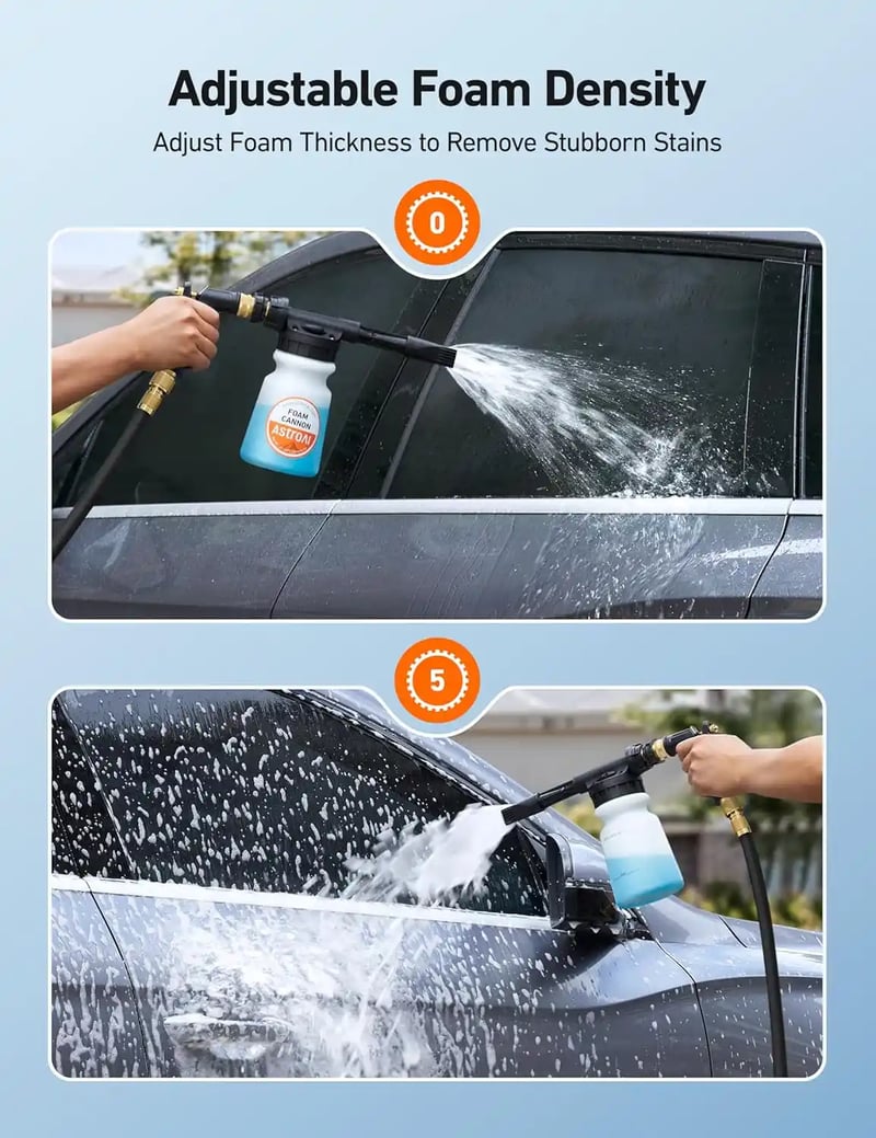 AstroAI Foam Gun Car Wash Gun with Wash Mitt & Microfiber Towel