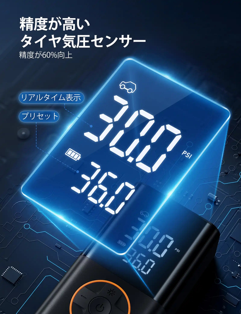 AstroAI L7 電動空気入れ エアコンプレッサー バイク 空気入れ 電動 150PSI