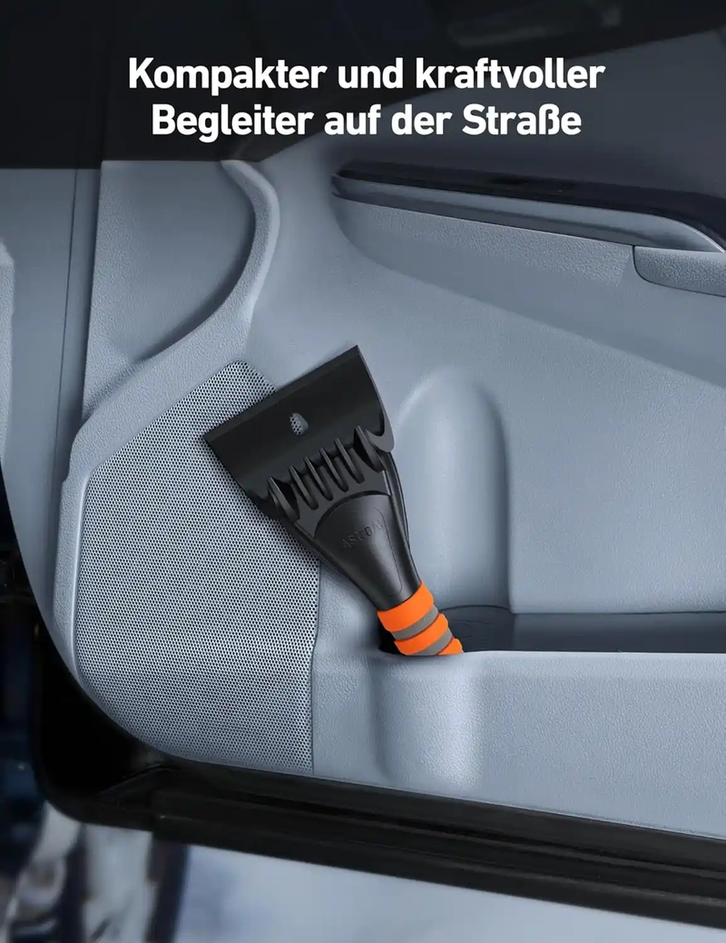 AstroAI Eiskratzer Auto Profi Scheibenkratzer Auto Effizienter & Sicherer mit Ergonomischem Ultraweichem Eva-Griff