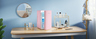 AstroAI Mini refrigerador 2.0, 6 litros/8 latas, refrigerador para el cuidado de la piel (Rosado)